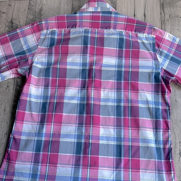 TAILORBYRD Collection Plaid Dress Shirt Large - Picture 4 of 8